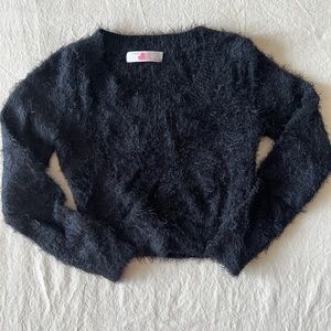 Faux Fur Crop Top